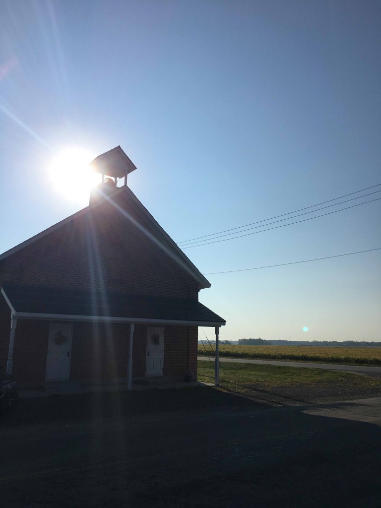 Schoolhouse sunrise